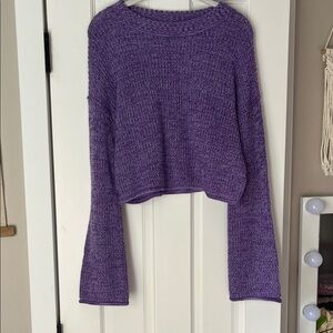 Wild Fable Purple Crew Neck Sweater